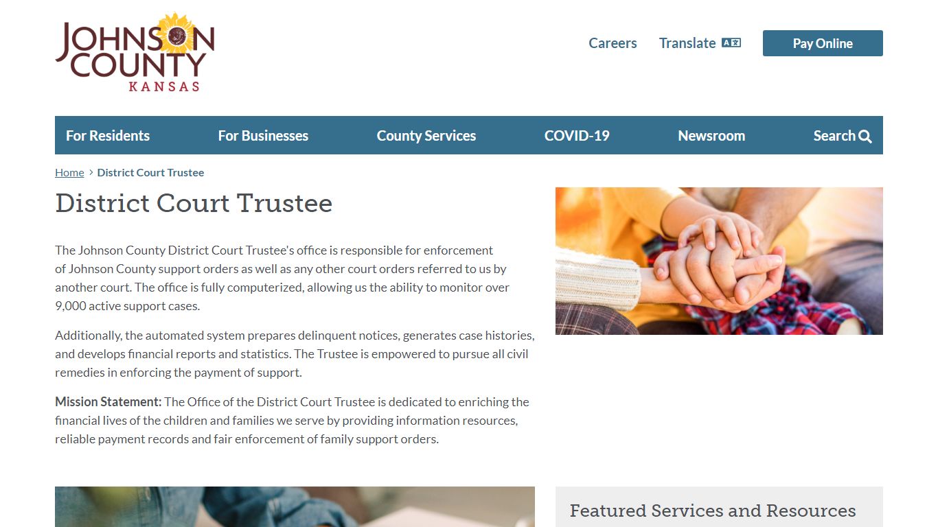 District Court Trustee | Johnson County Kansas